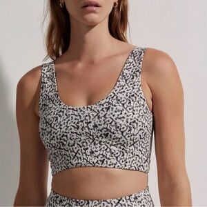 Varley Black and Cream Top